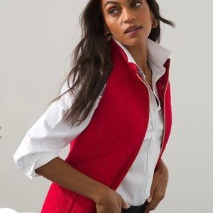 Red Reversible Vest Jacket
